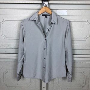 Women’s Ellen Tracy Grey Top Blouse 6